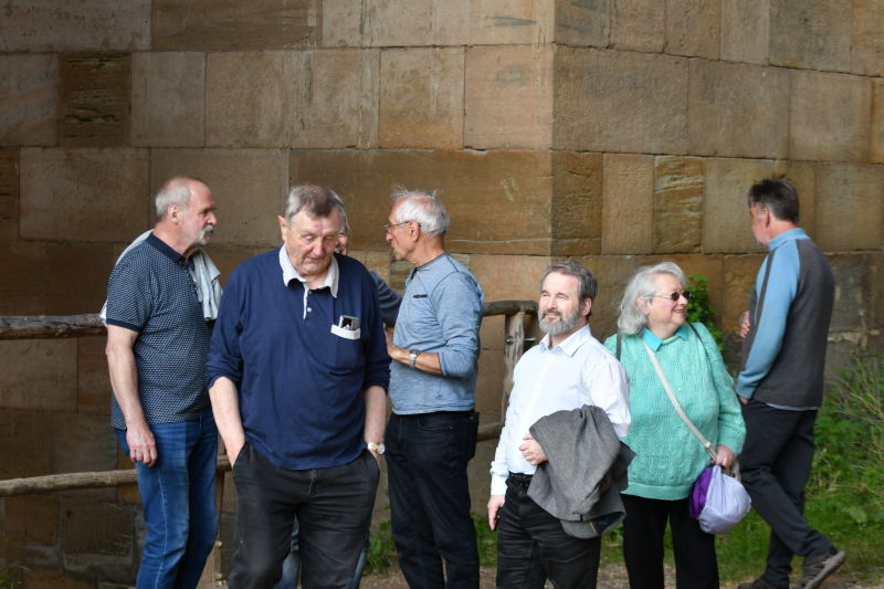 Besuch der tschechischen Partner an der Göltschtalbrücke