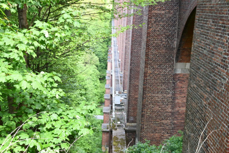 Besuch der tschechischen Partner an der Göltschtalbrücke