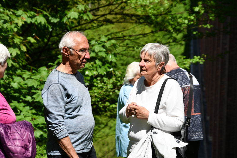 Besuch der tschechischen Partner an der Göltschtalbrücke