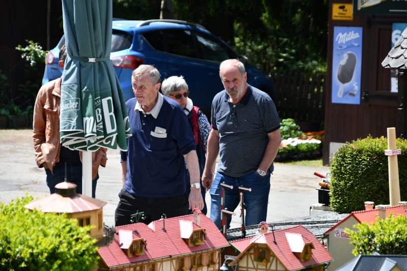 Besuch der tschechischen Partner an der Göltschtalbrücke