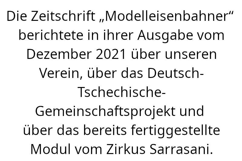 Artikel in der Zeitschrift „Modelleisenbahner“