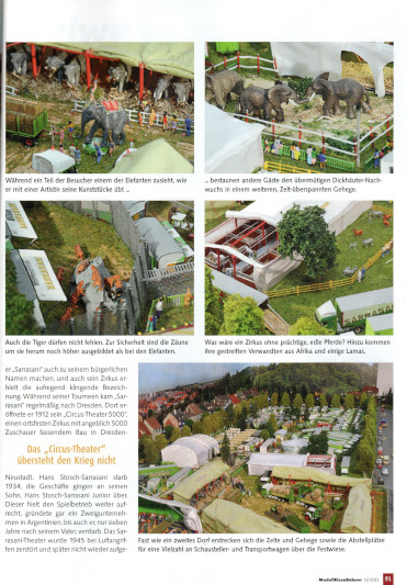 Artikel in der Zeitschrift „Modelleisenbahner“